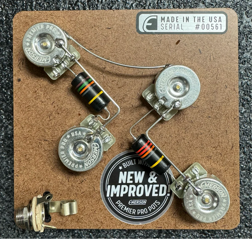 Emerson Custom PRS 4-Knob Prewired Kit - Premier Pro Emerson Custom PRS 4-Knob Prewired Kit - Premier Pro