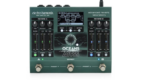 Electro-Harmonix Oceans Abyss Advanced Reverb Laboratory pedal
