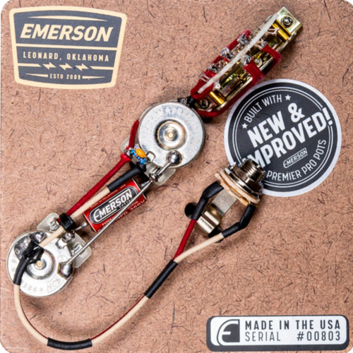 Emerson Custom Tele 4-Way Prewired Kit - Premier Pro 250k pots Emerson Custom Tele 4-Way Prewired Kit - Premier Pro 250k pots
