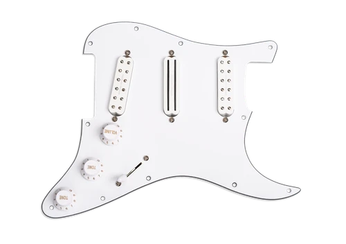 Seymour Duncan Janick Gers Loaded Pickguard for Strat - white