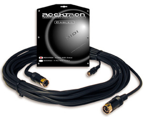 Rocktron RDMH900 5 to 7 pin 30' MIDI cable