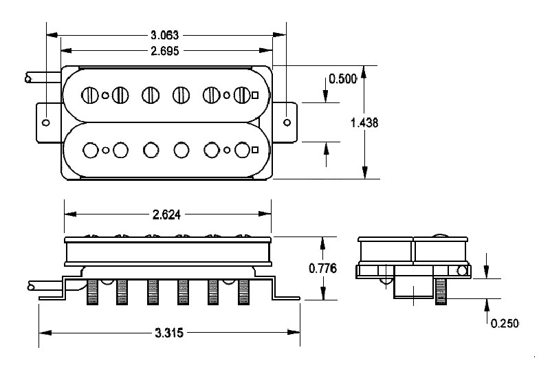 Seymour Duncan Sh 4 Jb Bridge Humbucker Nickel Macdaddy Music Seymour Duncan Sh 4 Jb Bridge Humbucker Nickel Macdaddy Music