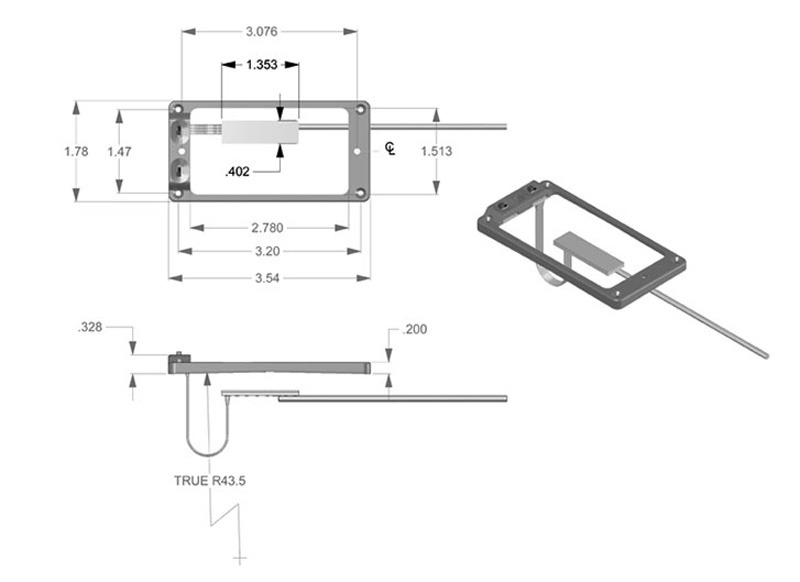 Seymour Duncan TS1 Triple Shot Switching Mounting Ring flat set cream Macdaddy Music