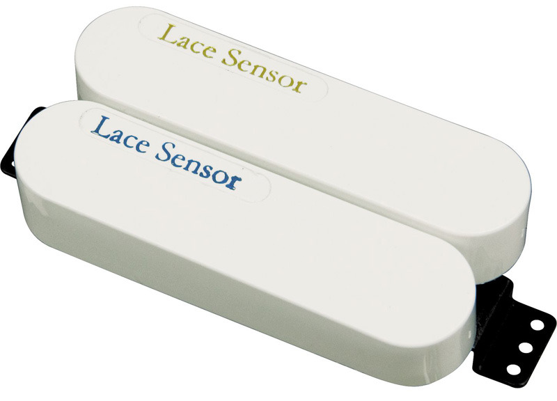 Lace Sensor Dually Blue/Gold pickup - white - Macdaddy Music