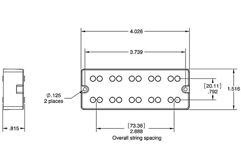 Seymour Duncan SSB-5NYC Phase II NYC Passive Soapbar 5 String Bass