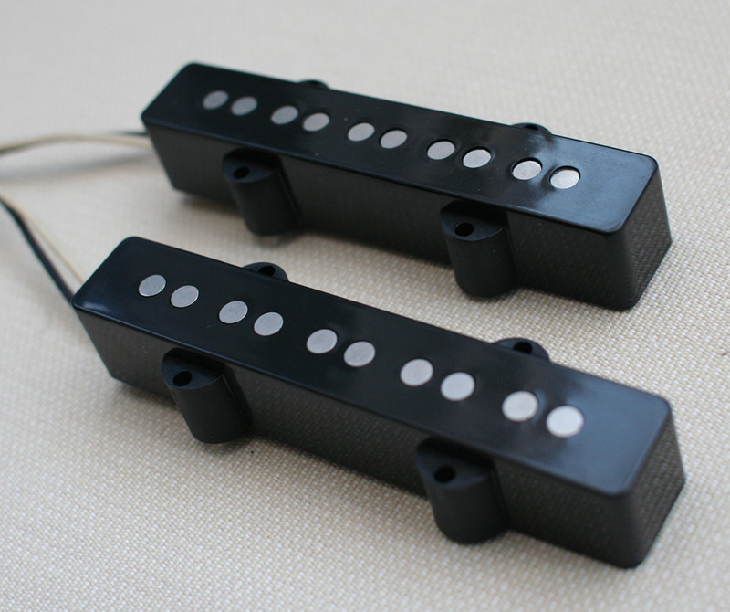 Lindy Fralin Stock Jazz Bass 5 string pickup set - black