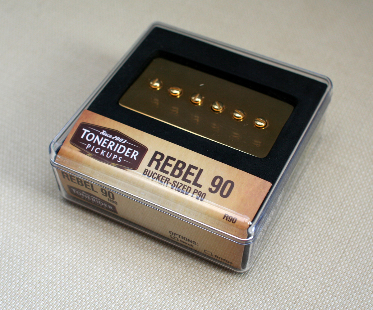 Tonerider Rebel 90 Humbucker Replacement P90 Bridge pickup - gold