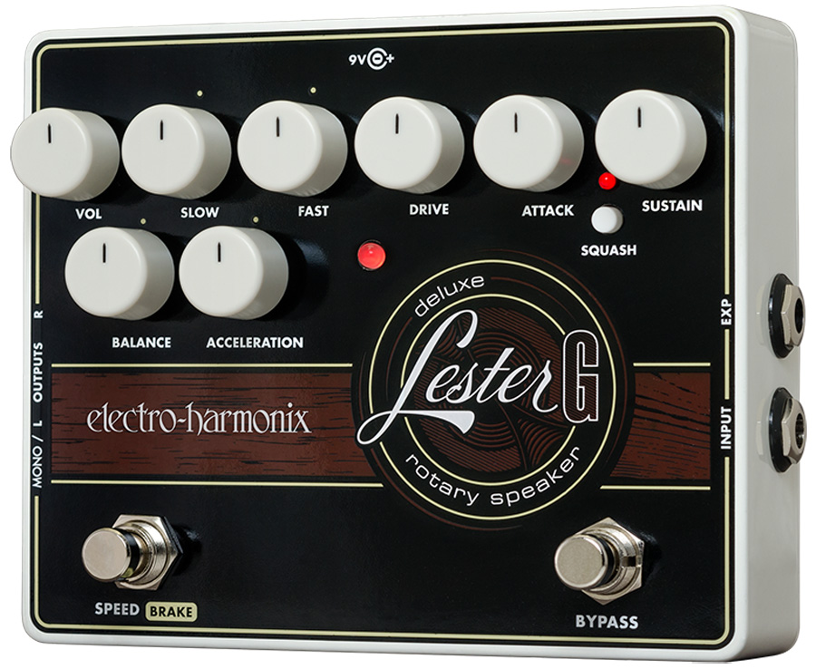 Electro-Harmonix Lester G Deluxe Rotary Speaker pedal for guitar
