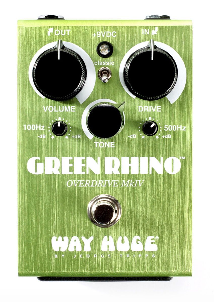 Way Huge Electronics WHE-207 Green Rhino MKIV Overdrive pedal