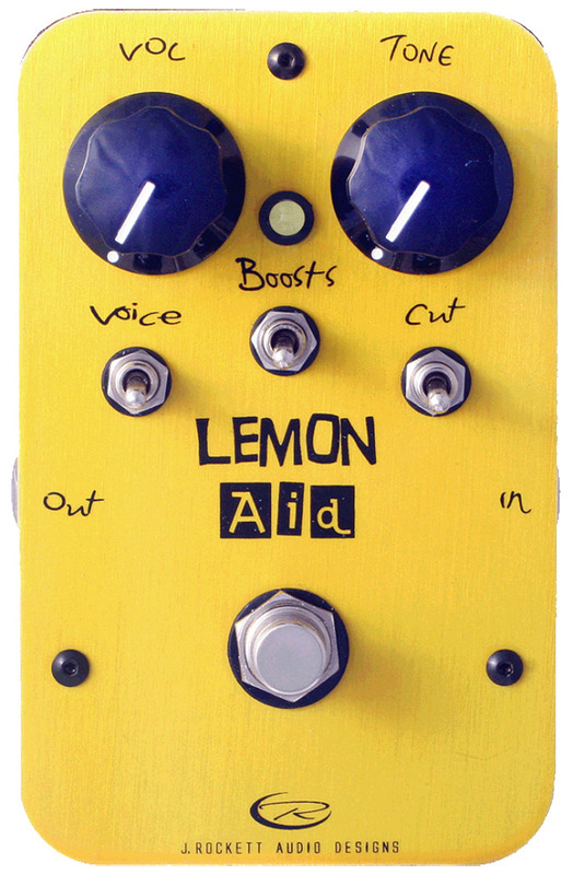 Rockett Pedals Lemon Aid Clean Boost pedal - open box