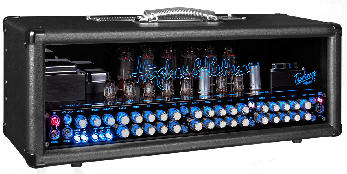 Hughes & Kettner TriAmp Mark 3 Tube Head w/ FSM-432 MIDI Footswitch & Cover