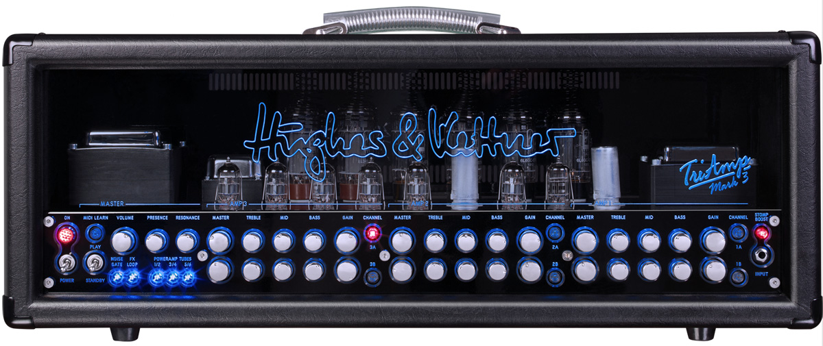 Hughes & Kettner TriAmp Mark 3 Tube Head w/ FSM-432 MIDI Footswitch & Cover