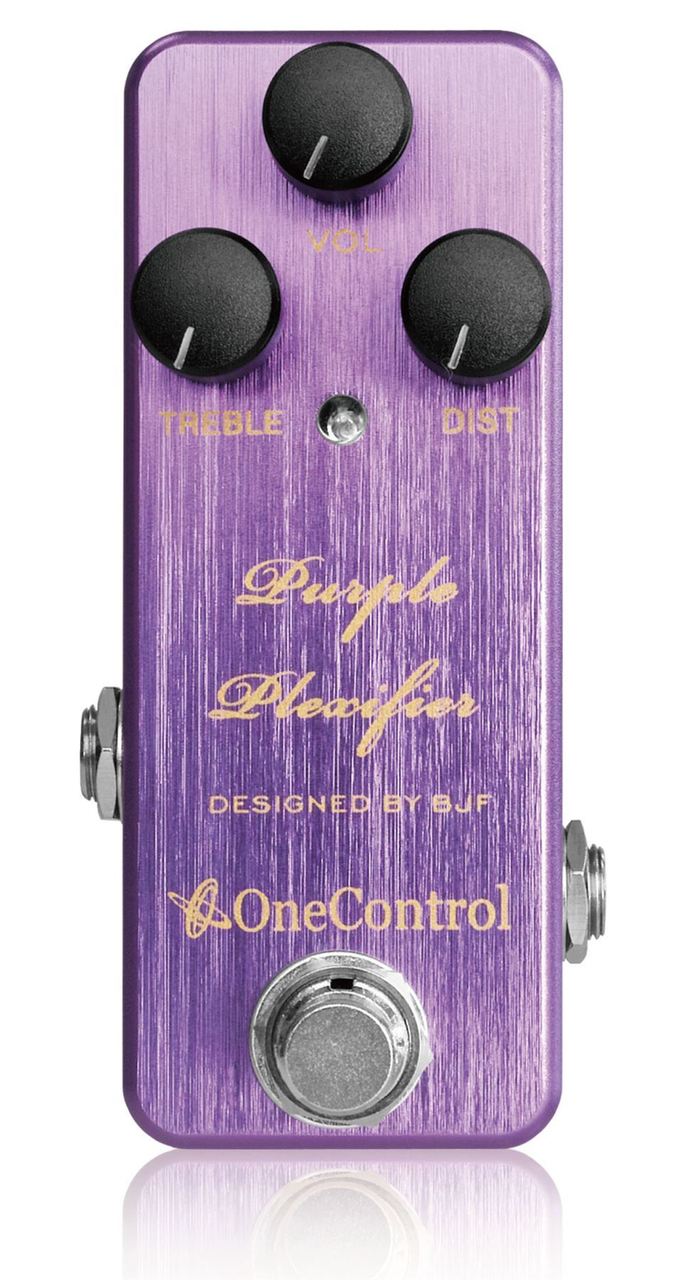 One Control BJF Designed Purple Plexifier Distortion pedal