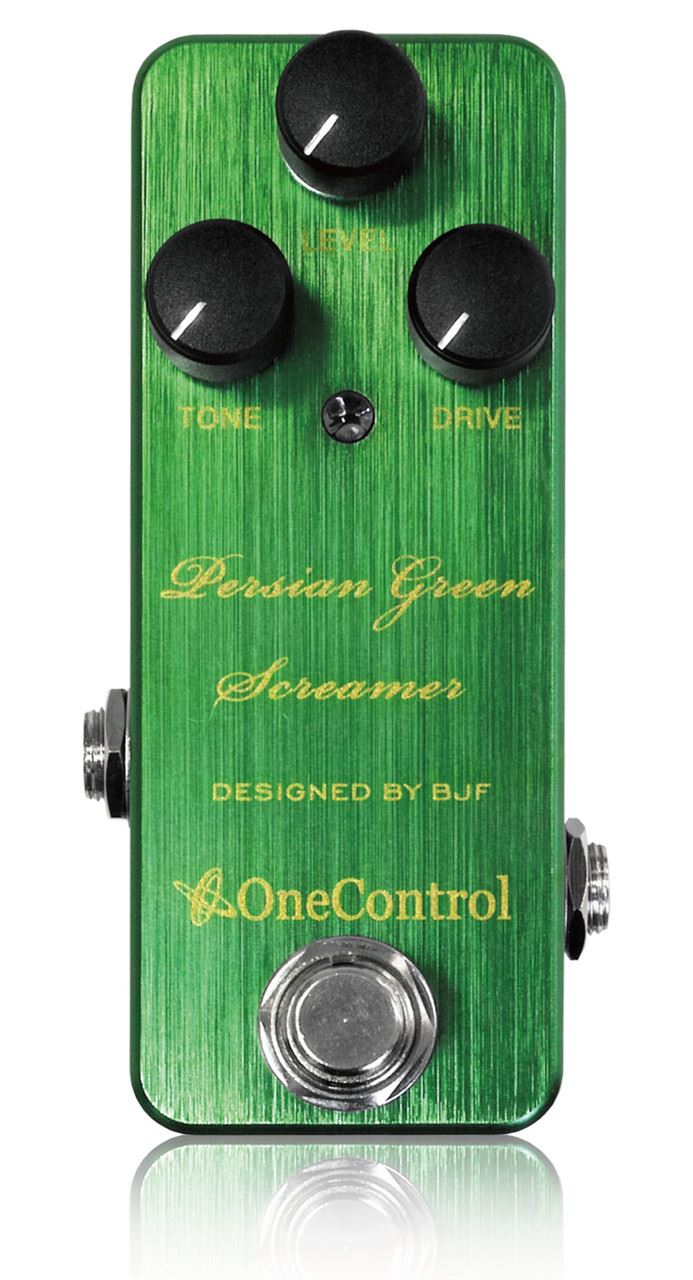 One Control BJF Persian Green Screamer pedal