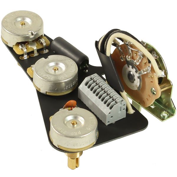 ObsidianWire Custom Blender for Strat prewired solderless kit 250k