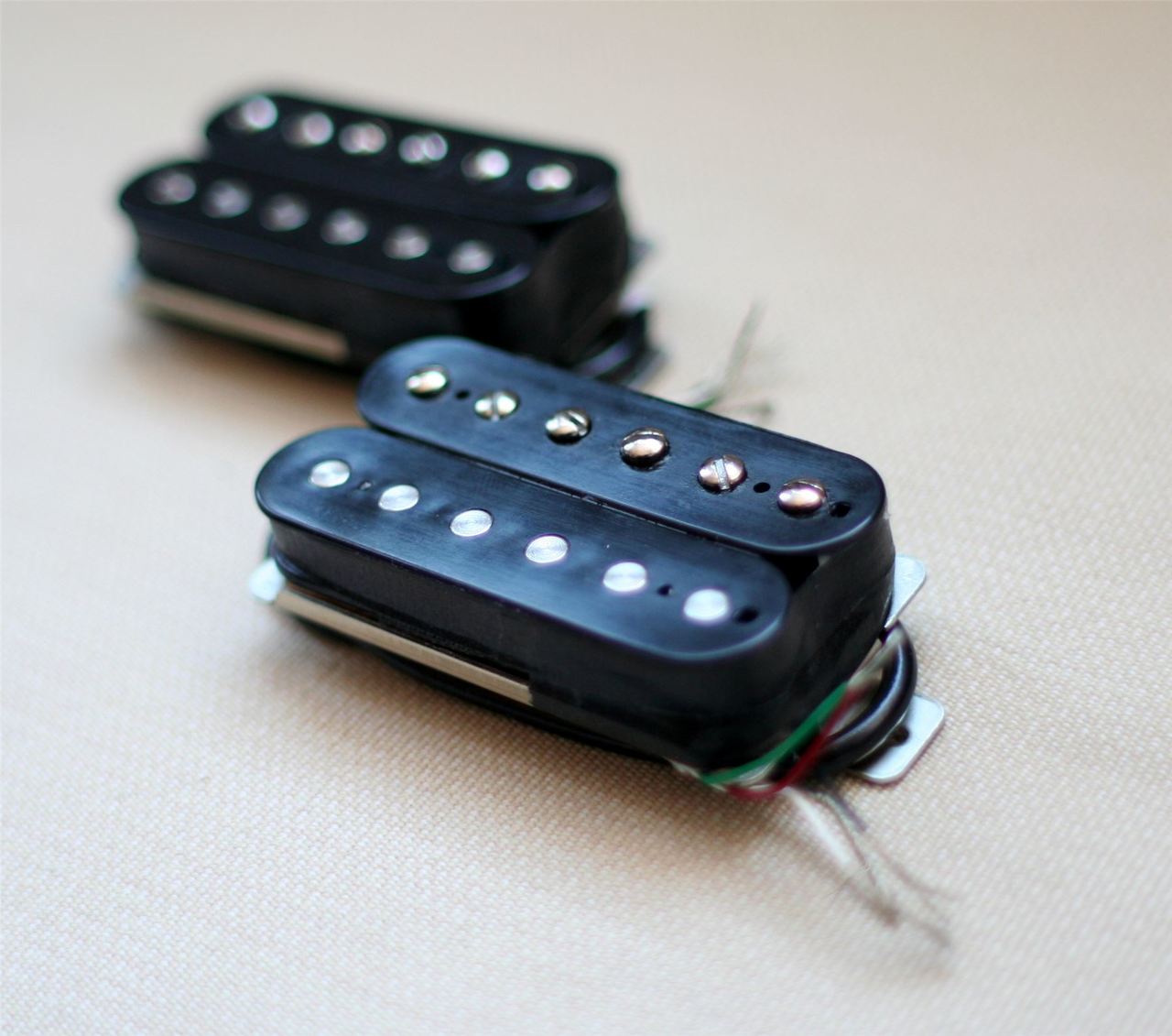 New Lindy Fralin Pure PAF Bridge Humbucker Black 4-Wire Version Made in USA