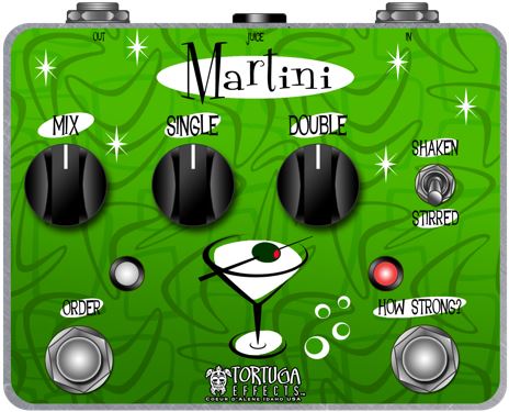 Tortuga Effects Martini Dual Analog Chorus / Vibrato pedal