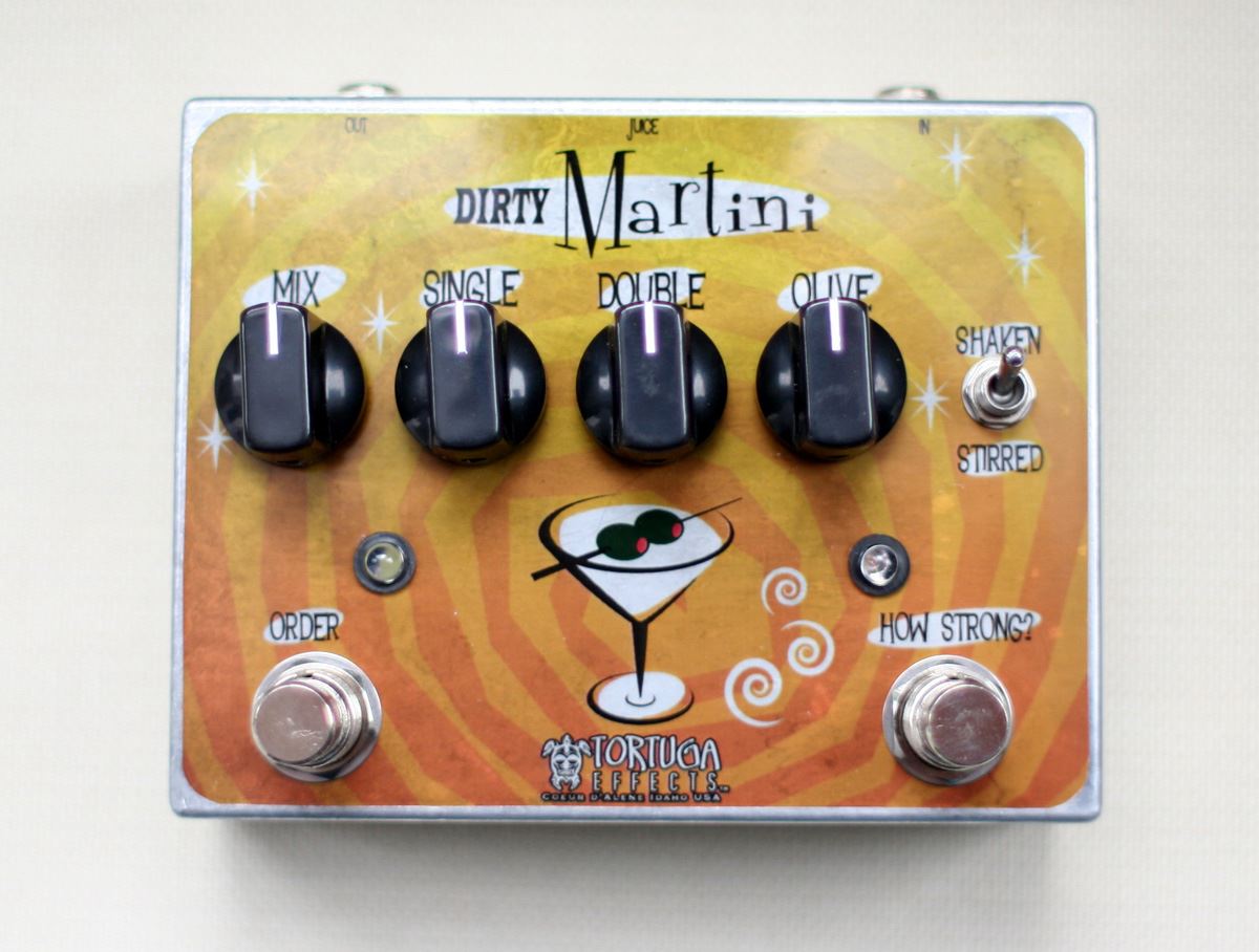 Tortuga Effects Dirty Martini Dual Analog Modulator / Vibrato pedal