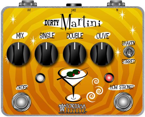 Tortuga Effects Dirty Martini Dual Analog Modulator / Vibrato