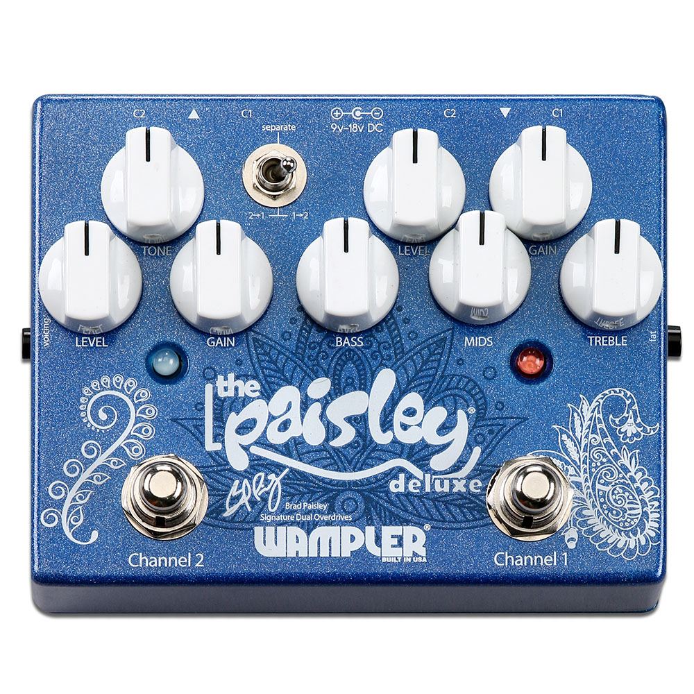 Wampler Pedals Paisley Deluxe Overdrive pedal