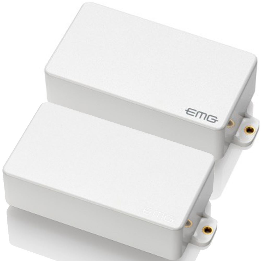 EMG 60 / 81 Humbucker Pickup set - white active