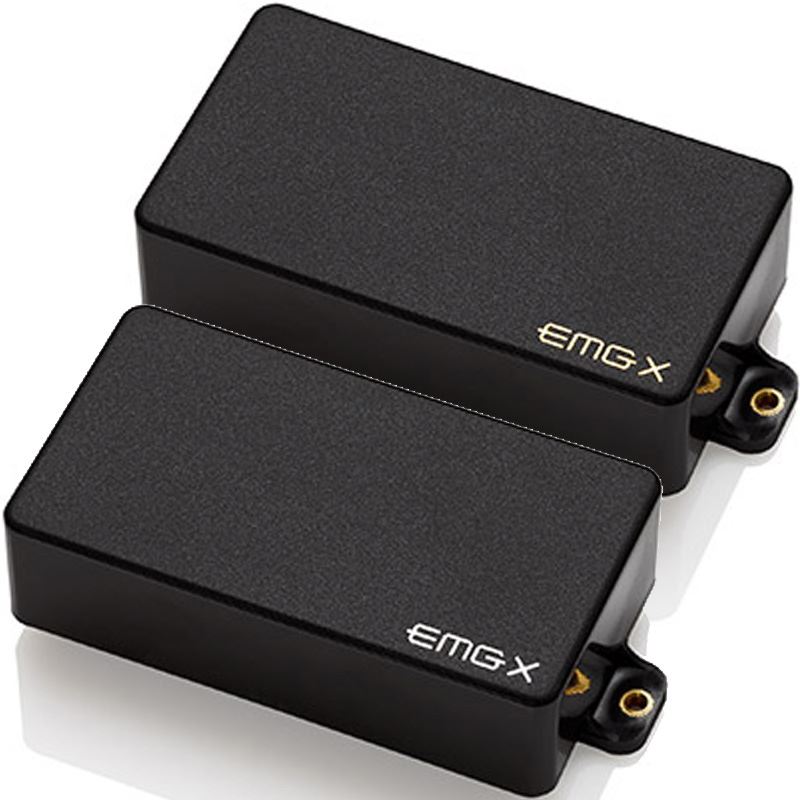 EMG 81X / 85X Humbucker Pickup set - black active