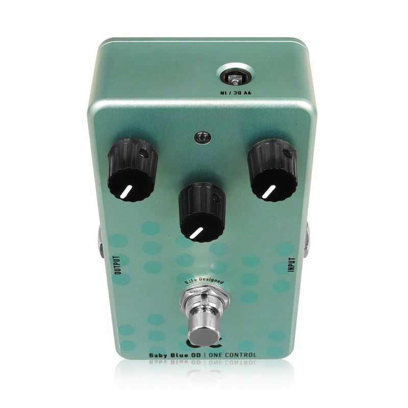 One Control BJF Baby Blue Overdrive pedal