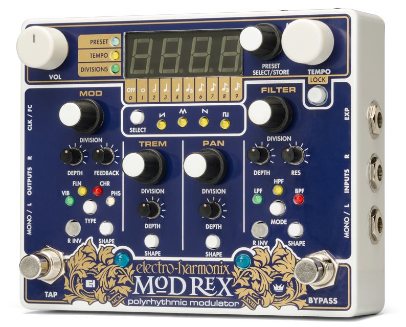 Electro-Harmonix Mod Rex Polyrhythmic Modulator pedal
