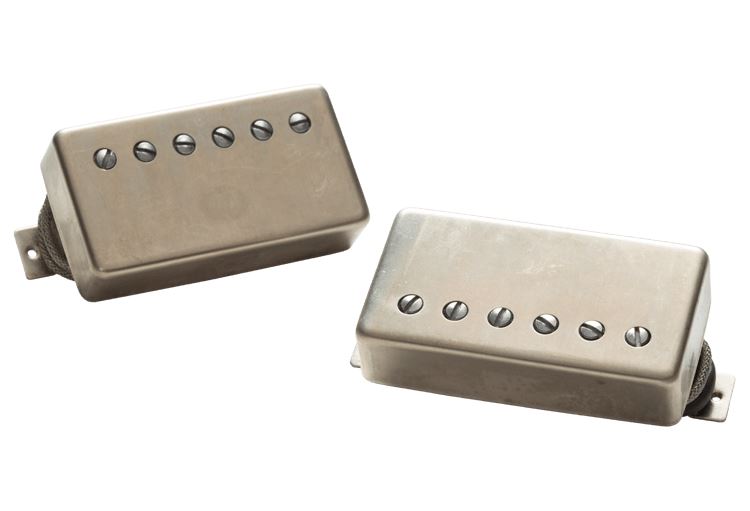 Seymour Duncan Alnico II Pro Slash APH-2 Humbucker Pickup Set - raw nickel
