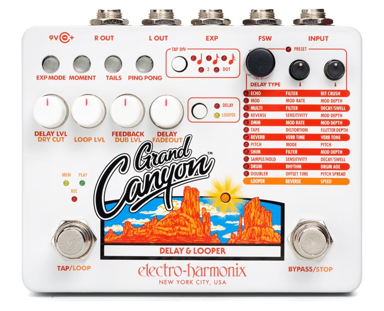 Electro-Harmonix Grand Canyon Delay & Looper pedal