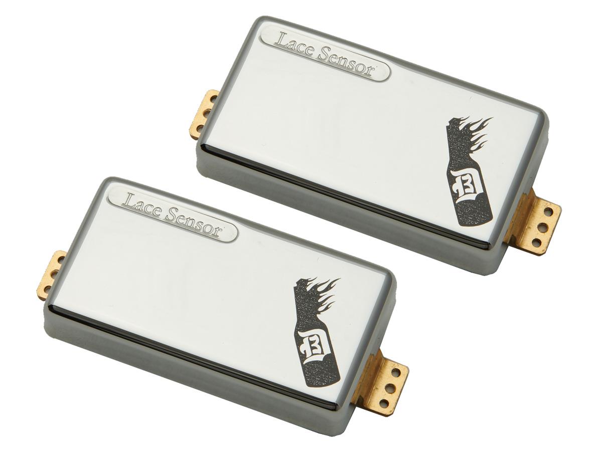Lace D3BK D'Agitator Humbucker set - chrome