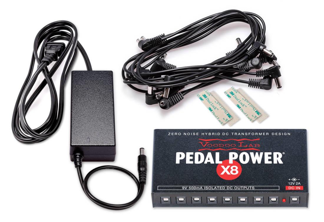 Voodoo Lab Pedal Power X8 Isolated 9v Power Supply Macdaddy Music