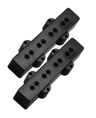 DiMarzio DP123 Model J Jazz Bass pickup set - black - Macdaddy Music