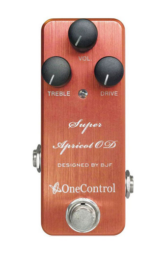 ONE CONTROL Super Apricot ＯＤ One Control BJF Super Apricot Overdrive pedal - Macdaddy Music