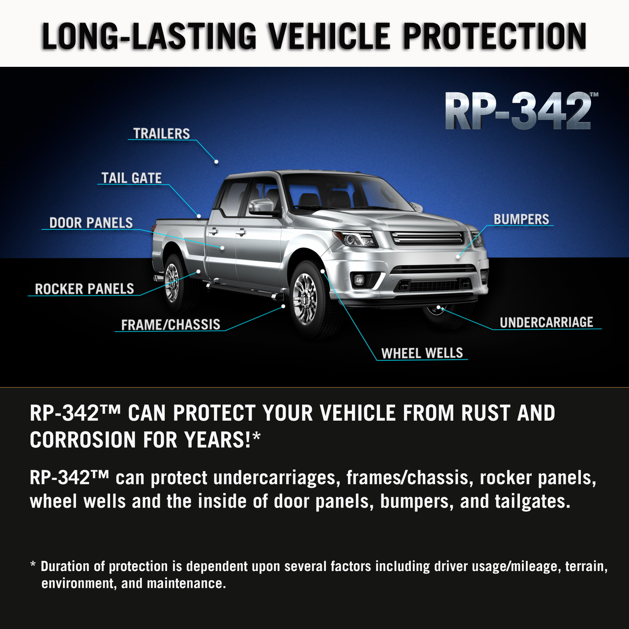 BULK:  RP-342 "HEAVY" Rust Preventive Spray