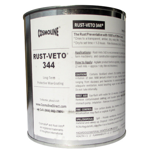 Cosmoline Black Rust Veto 344 1 Quart