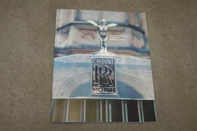 Brochure 1978 Shadow II, Silver Wraith II