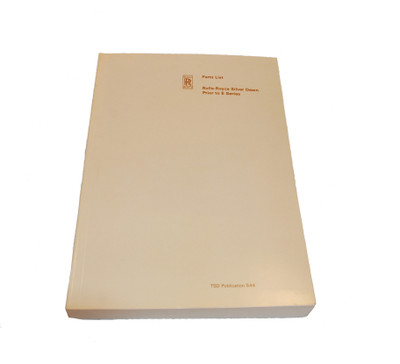 Silver Dawn Parts List Book (TSD544)