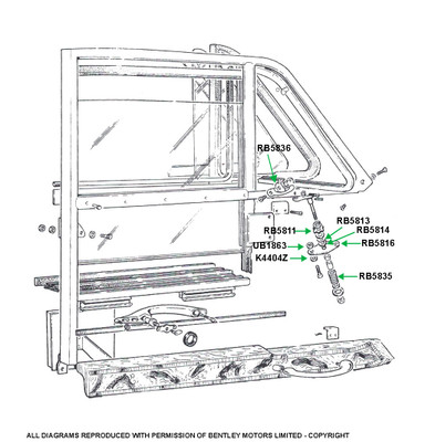 1955-1965 Rolls-Royce & Bentley - Body - Doors - Replacement Parts