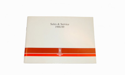 Sales and Service Handbook  (TSD2472)