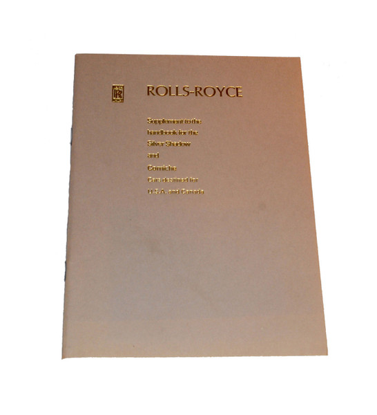 Supplement Handbook (TSD2855) Inquire for Availability