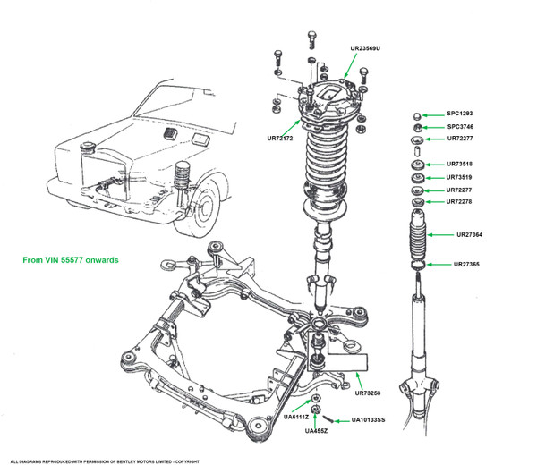 Damper Stem Rubber (UR73518)