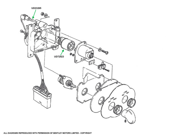 Ignition Switch Assembly (UD72523) - Replacement Parts, Inc.