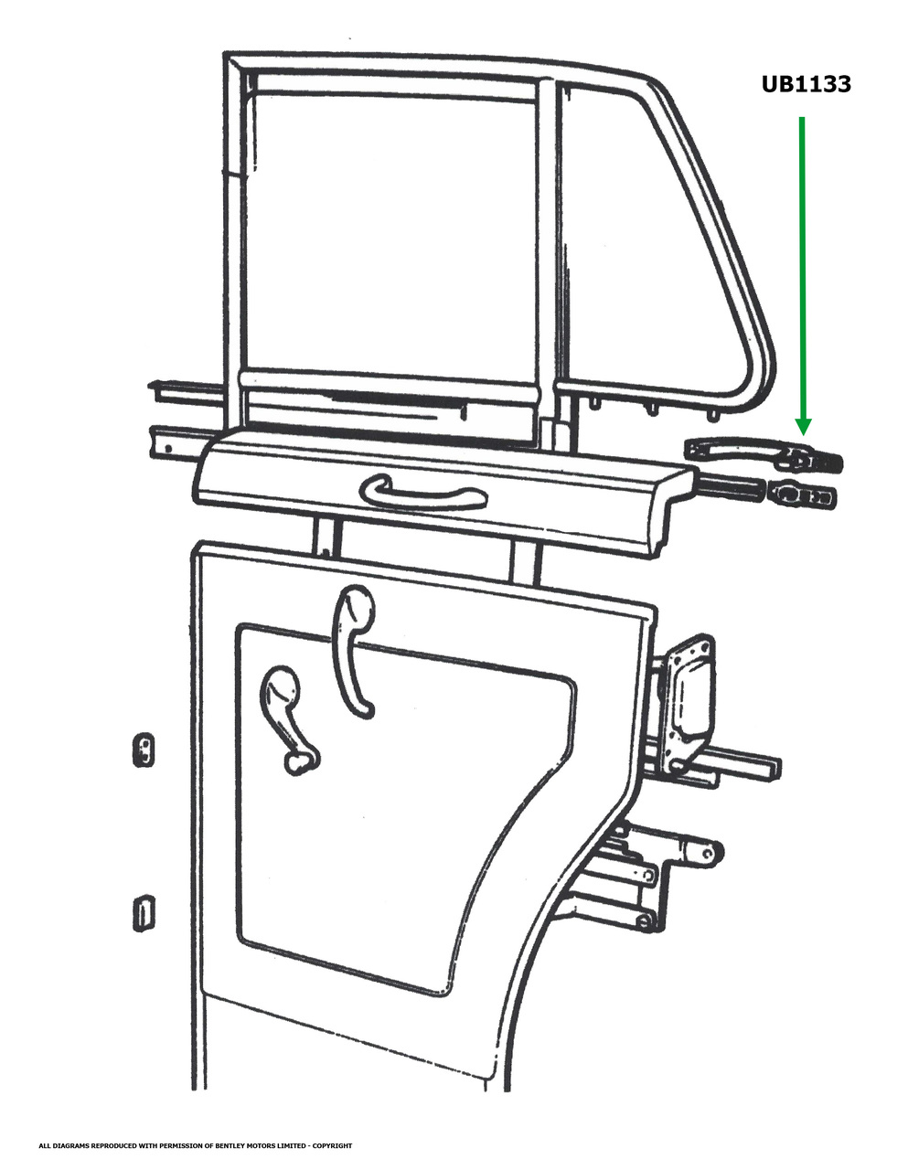 Door Handle Access Plug (UB1133)