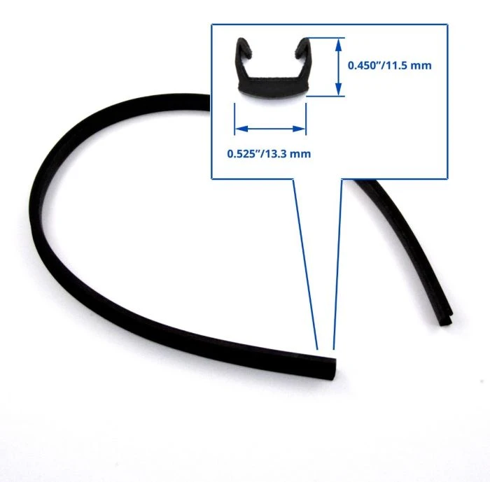 Drop Glass Channel Seal (Corniche & MPW) (PW81204)