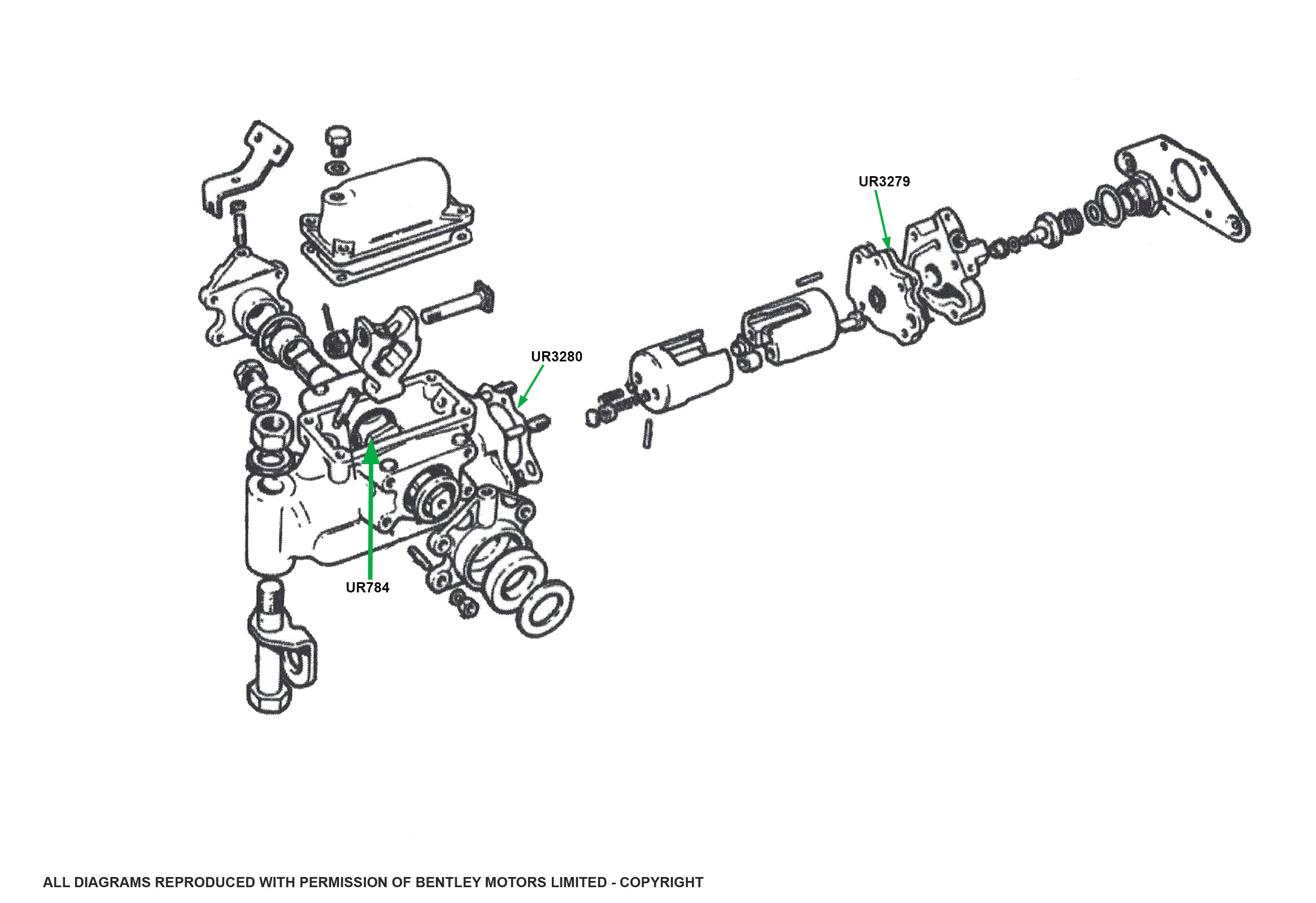 Main Shaft for Front Shock Absorber  (UR784)