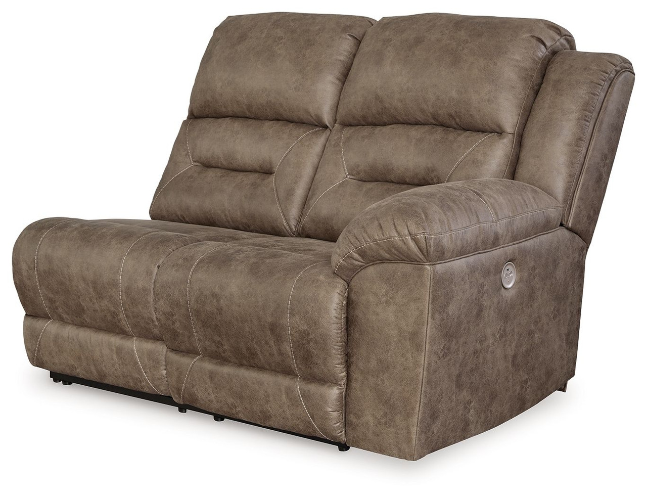 れいこ The Ravenel - Raf Reclining Power Loveseat - Fossil sold at