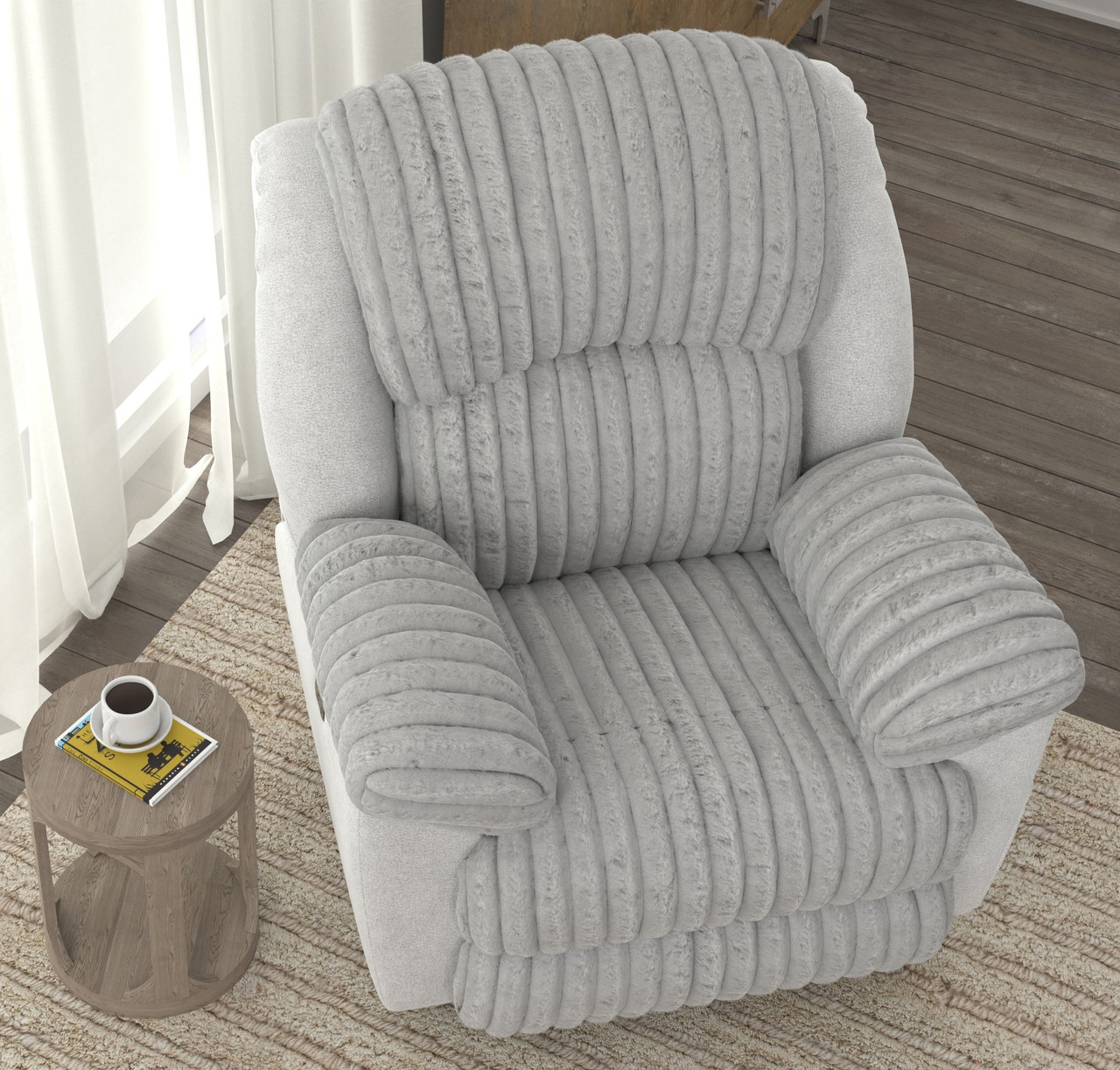 Jackson Furniture Industries Shaggy Power Recliner - Thumbnail 3