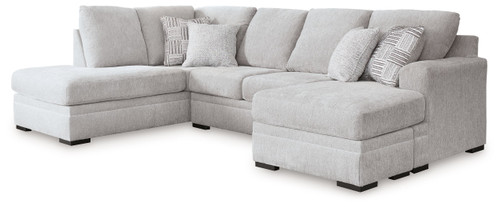 Gabyleigh - 2-Piece Sectional With Raf Chaise - Nickel
