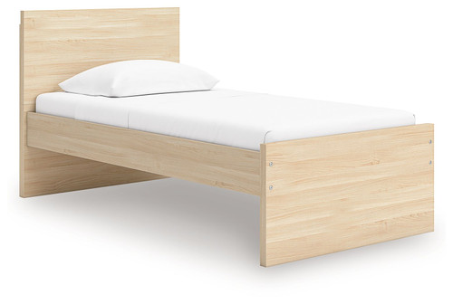 Onita - Twin Panel Platform Bed - Natural